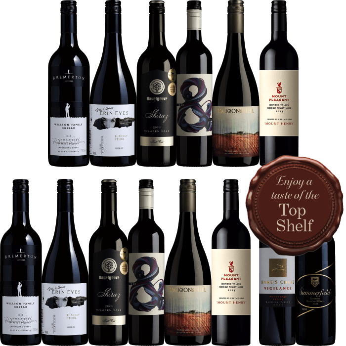 Winter Shiraz Dozen with Top-shelf Twin Pack