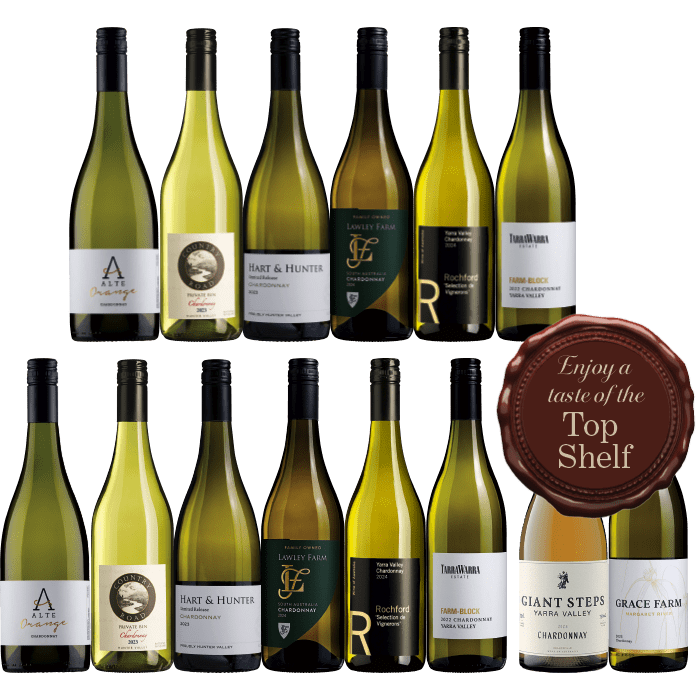 Winter Chardonnay Dozen with Top-shelf Twin Pack