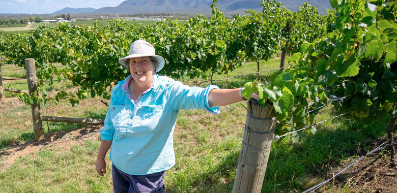 Liz Riley Of Scarborough Wines in Scarborough Vineyard