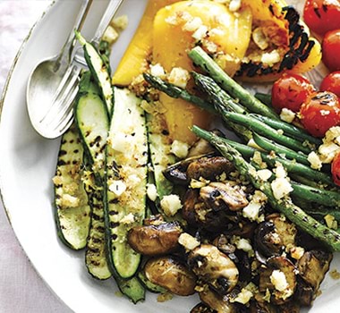Vegetarian BBQ recipes - Greek-style barbequed vegetables
