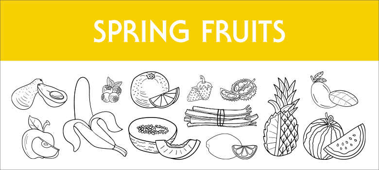 Fruits in season in Spring