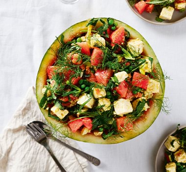 Colin Fassnidge's Watermelon, Fennel, Mint & Pea Salad Recipe