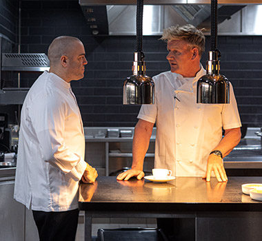 Matt Abé and Gordon Ramsay of Restaurant Gordon Ramsay (Image Credit: Restaurant Gordon Ramsay).