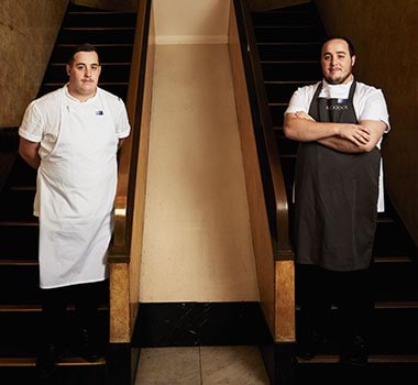Luke and Sam Bourke had their fine dining start with Neil Perry back in 2014.