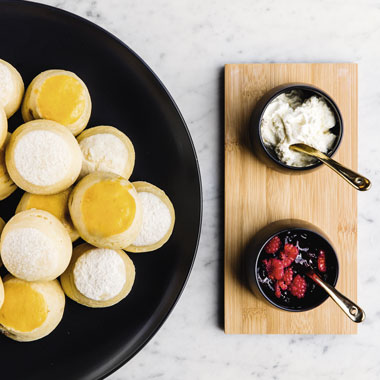 Anna Polyviou's buttermilk and tea raisin scones