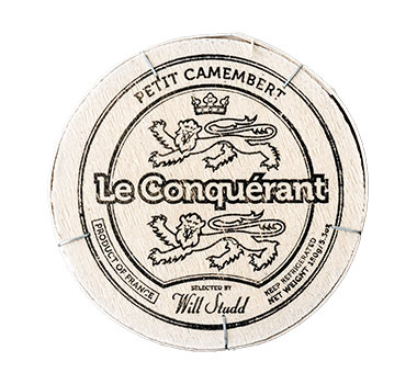 LE CONQUÉRANT CAMEMBERT by Will Studd with SIMON JOHNSON