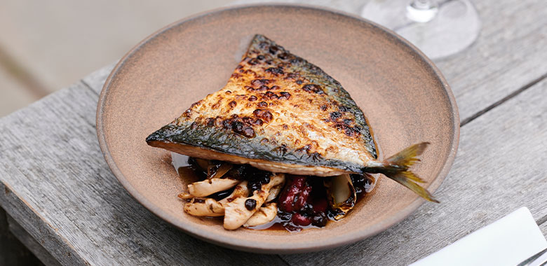 Tristan Rebbettes barbequed blue mackerel recipe