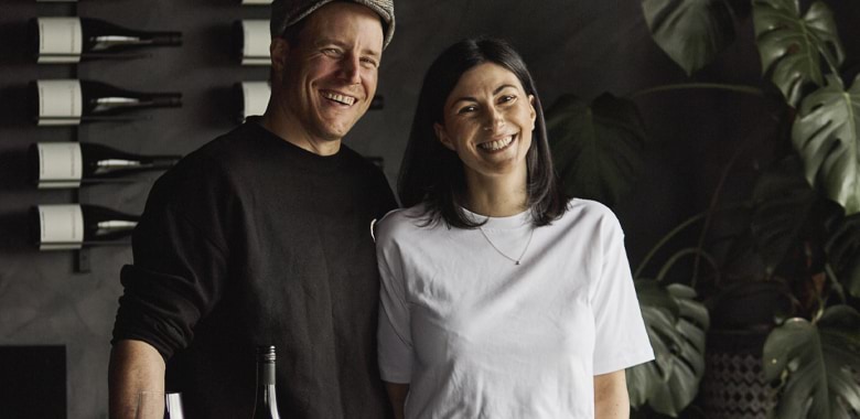 Mathias Utzinger and Lauren Hansen.