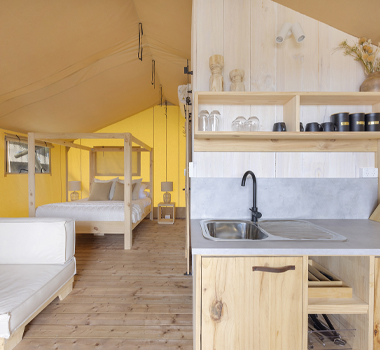 Your glamping experience awaits.
