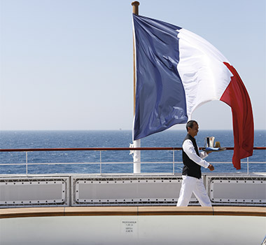 Enjoy luxury service, food and wine aboard a PONANT cruise ship - image credit Christophe Dugied