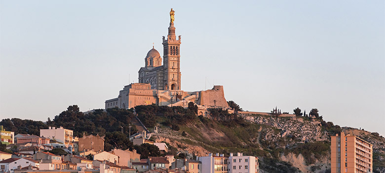 Basilica of Notre Dame de la Garde in Marseille