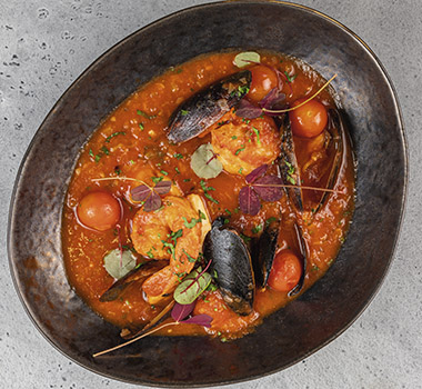 Bouillabaisse, an iconic dish for the South of France.