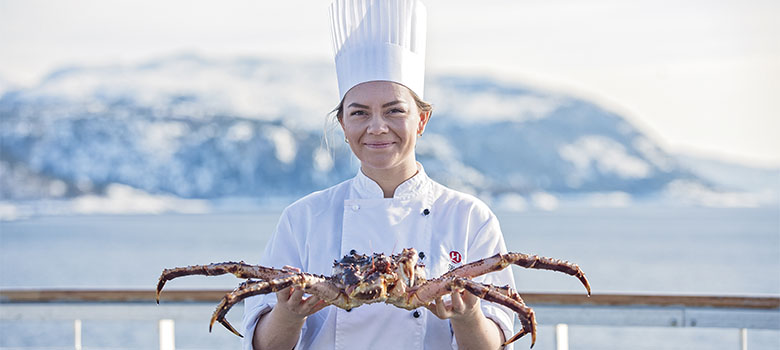 The staggering size of the Norwegian king Crab