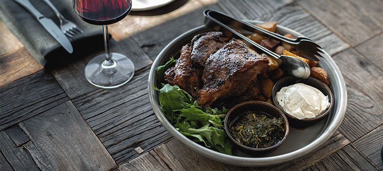 A meal at Ghost Rock Wines will hit the spot (Credit: Oscar Sloane).