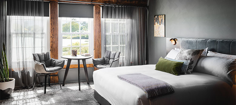 The beautiful rooms at Stillwater (Credit: Anjie Blair).
