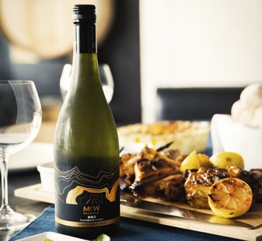 McWillian's 660 Reserve Chardonnay with Nanna McWilliam's roast