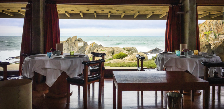 The view from the Casa de Chai da Boa Nova dining room