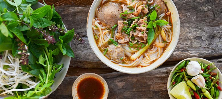 Chicken Pho (noodle soup)