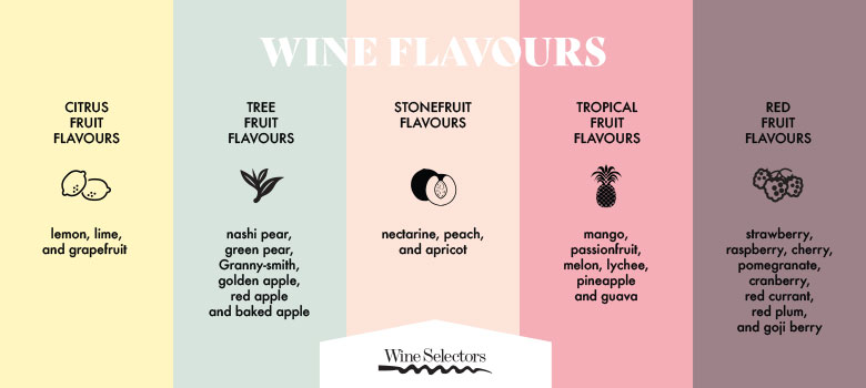 Wine Flavours infographic 1