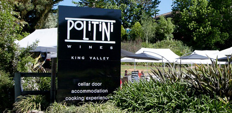 Best King Valley wineries and Cellar doors Poltini