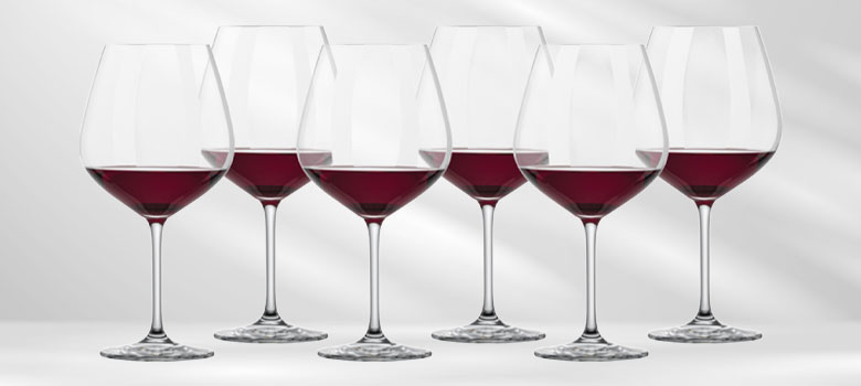 The Burgundy glass is best for softer, more medium-bodied red wines.