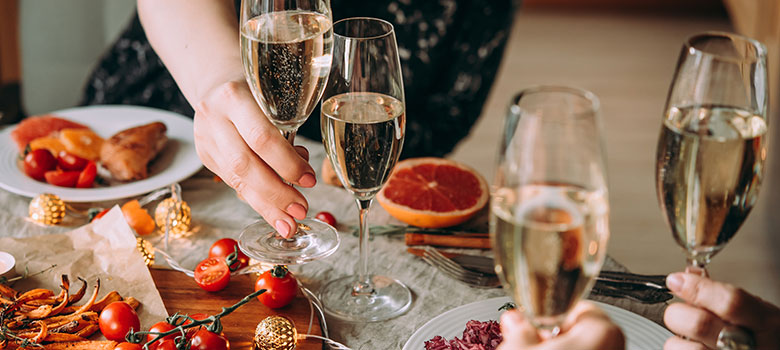 Best food pairings for sparkling white wine 