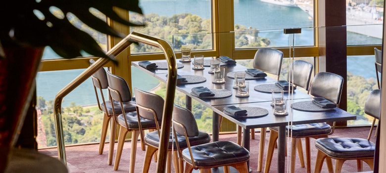 Infinity by Mark Best and its view of Sydney Harbour and surrounds.