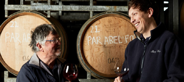 Single Estate Pinot Noir Local Legends Lindsay and Jamie McCall from Paringa Estate
