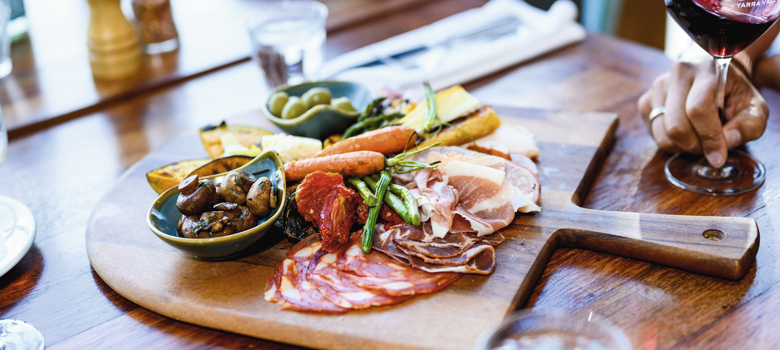 Enjoying a lunchtime spread at Soumah (Credit: Visit Victoria).