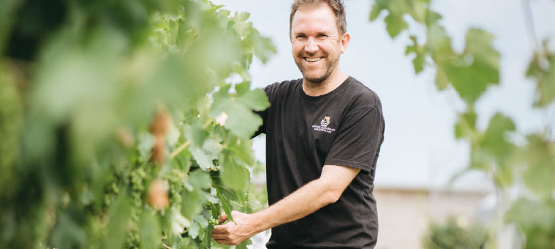 Adrian Sparks the General Manager and Head Winemaker at Mount Pleasant wines