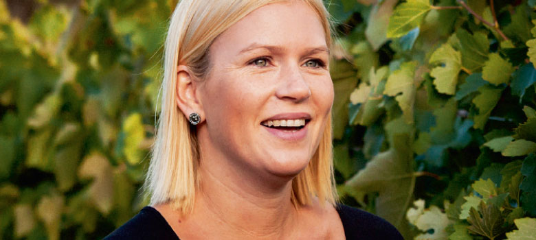 Alexia Roberts, winemaker at Penny's Hill Wines