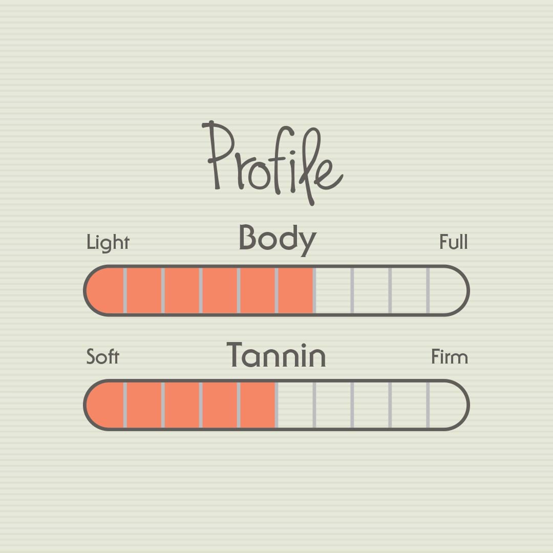 What is the wine profile of Cabernet Franc infographic?