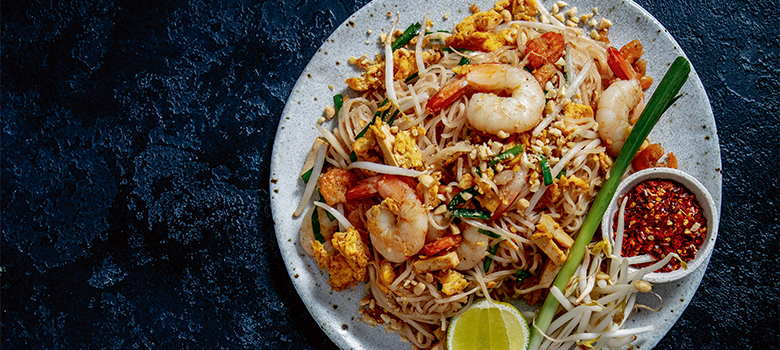 Pad Thai pairs well with Riesling wine