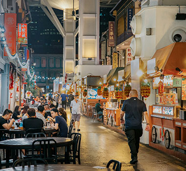 The food and dinning scene at Singapore