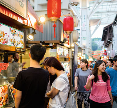 So many stalls to choose from at Singapore's street food markets