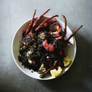 Thi Le's lobster with pepperberry, burnt butter and curry leaf recipe