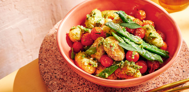 Lyndey Milan's gnocchi with green beans recipe