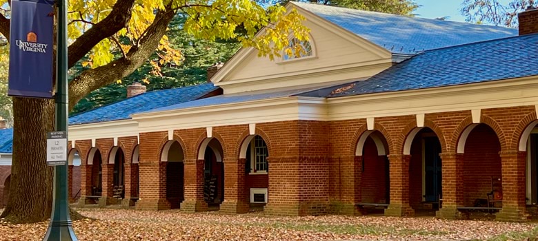 The Thomas Jefferson designed campus of the University of Virginia
