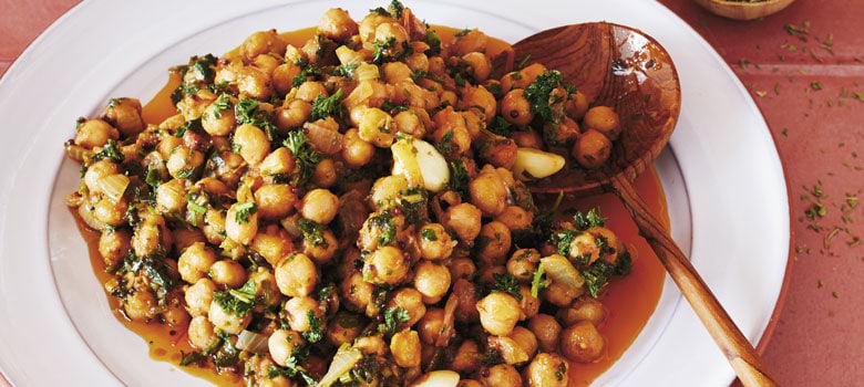 Afghan Nakhot chickpea curry 