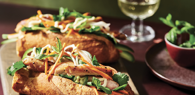 Lyndey Milan's chicken bánh mì