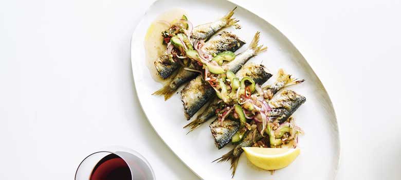 Neil Perry's Barbequed Sardines
