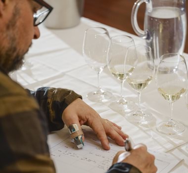 Shane Holloway scoring Tasmanian Sparkling