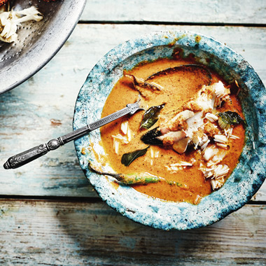 Anjum Anand's coastal crab and coconut curry recipe
